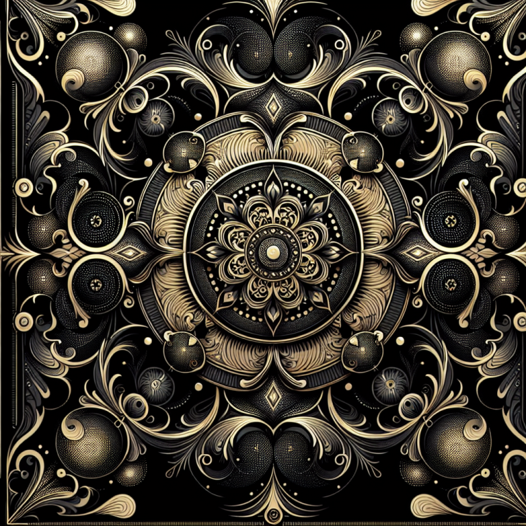 Black And Gold Wallpaper Generator
