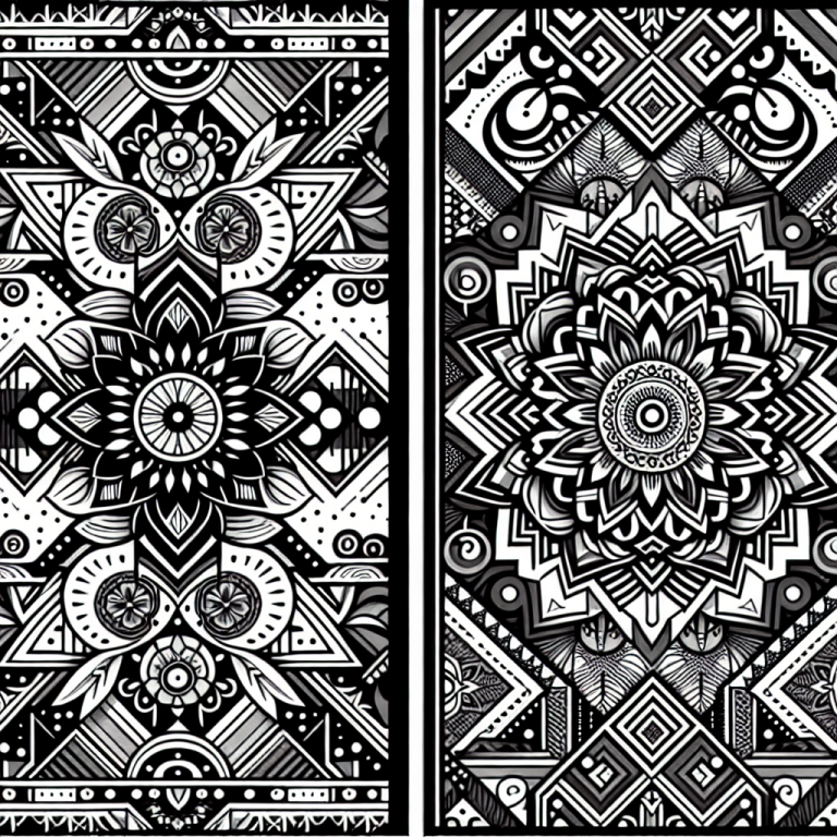 Black And White Pattern Wallpaper Generator
