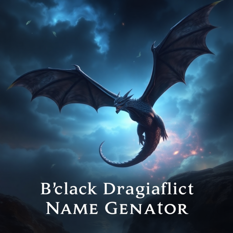 Black Dragonflight Name Generator