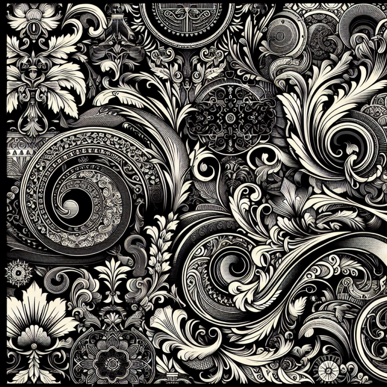 Black Vintage Wallpaper Generator