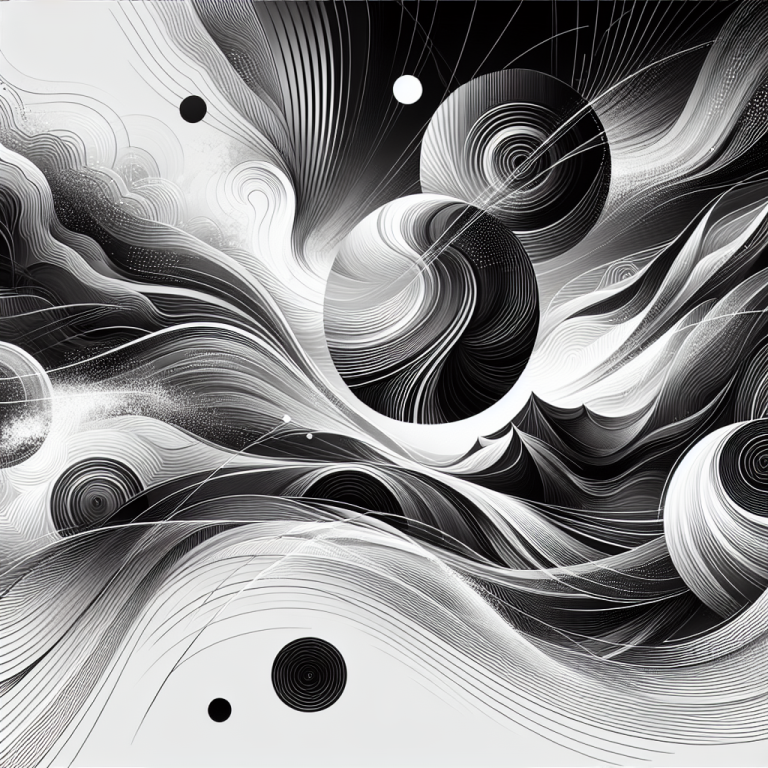 Black White Wallpaper Generator