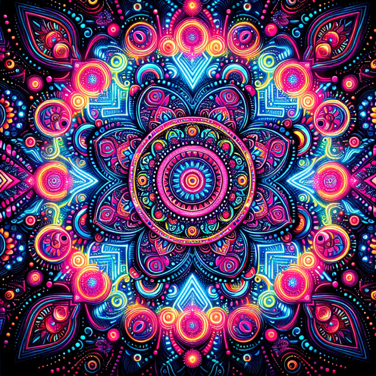 Blacklight Wallpaper Generator