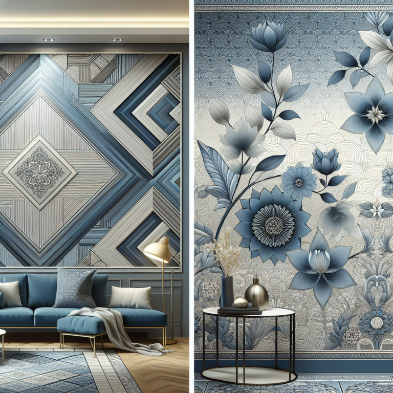 Blue And Silver Wallpaper Generator