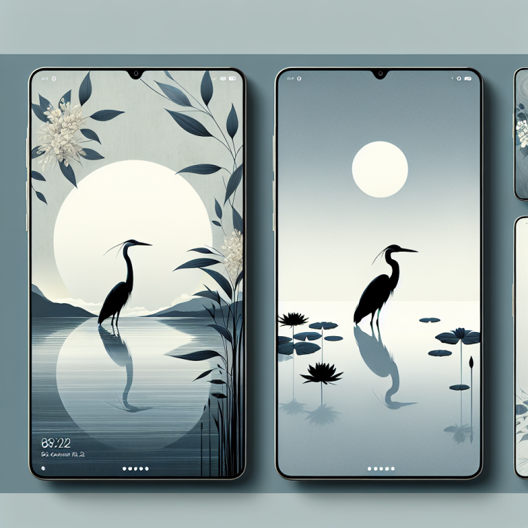 Blue Heron Wallpaper Generator