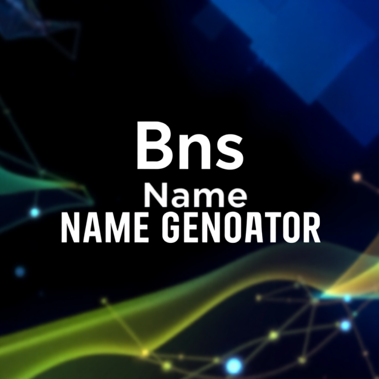 Bns Name Generator