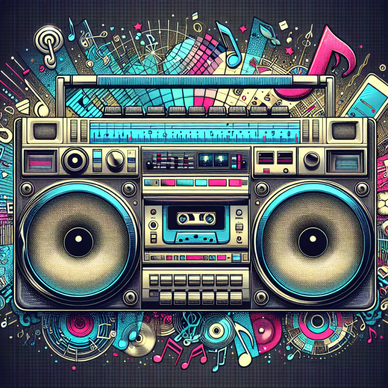 Boombox Wallpaper Generator