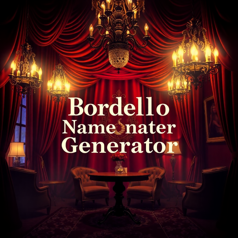 Bordello Name Generator
