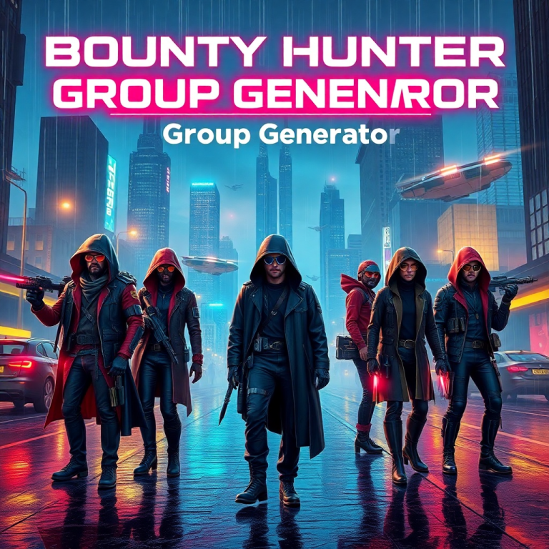 Bounty Hunter Group Name Generator