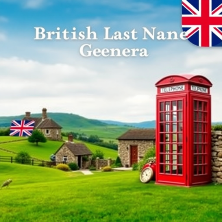British Last Name Generator