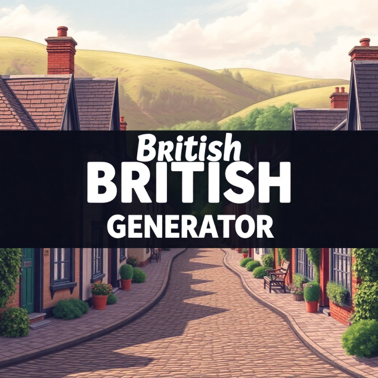 British Town Name Generator