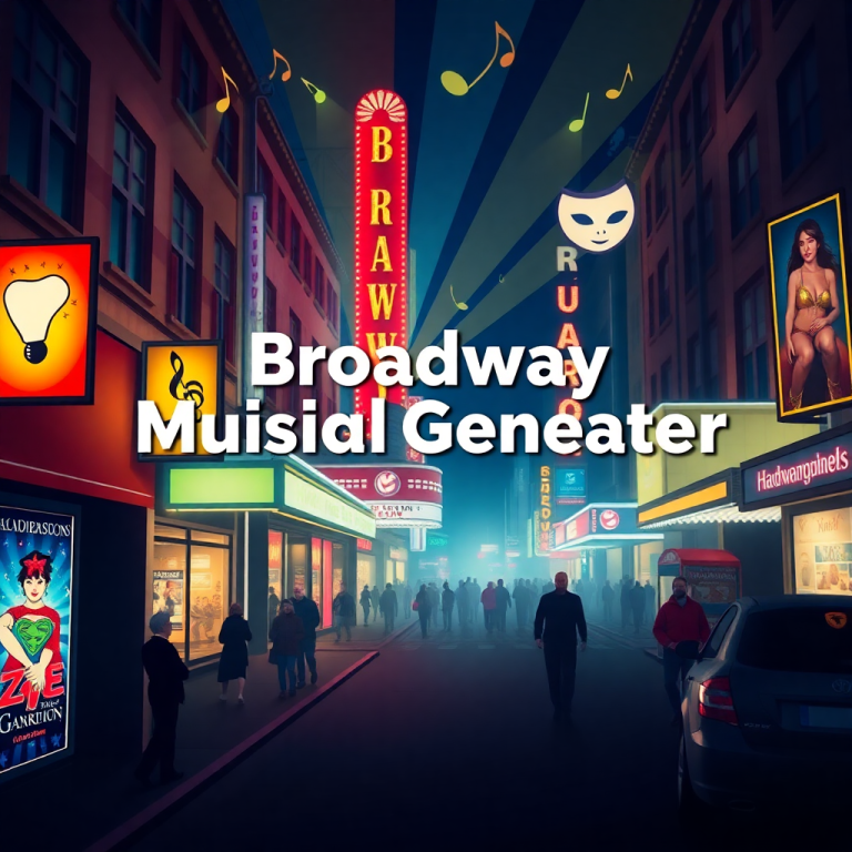 Broadway Musical Name Generator