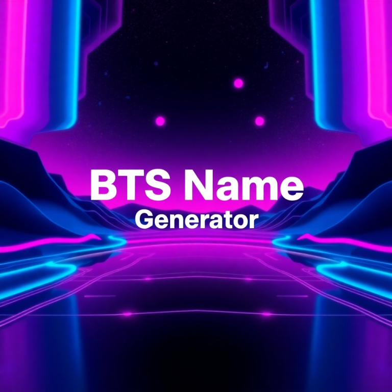 Bts Name Generator