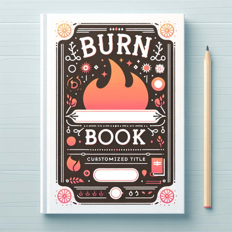 Burn Book Cover Generator