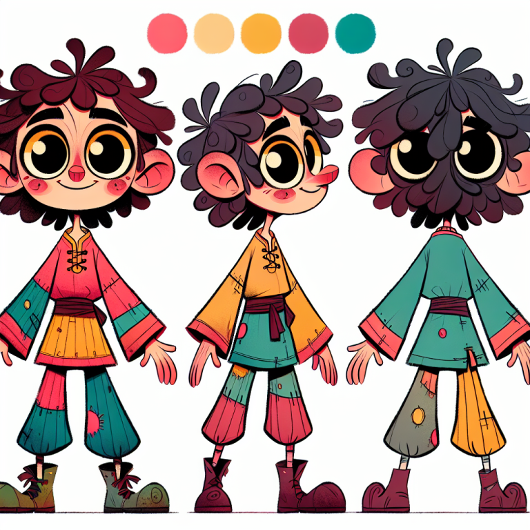 Cartoon Character Turnaround Generator