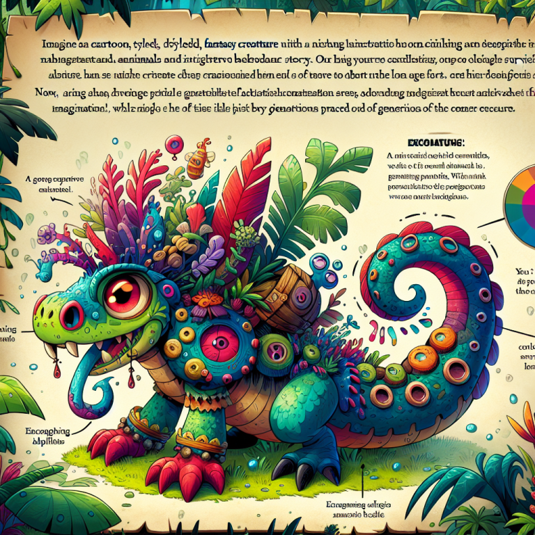 Cartoon Fantasy Creature Generator