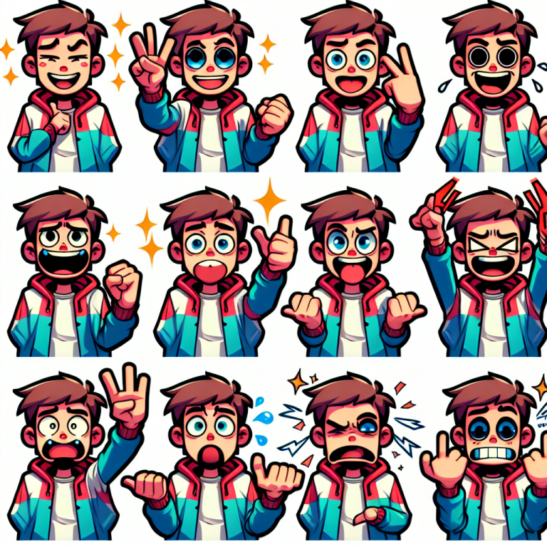 Cartoon Gesture Generator