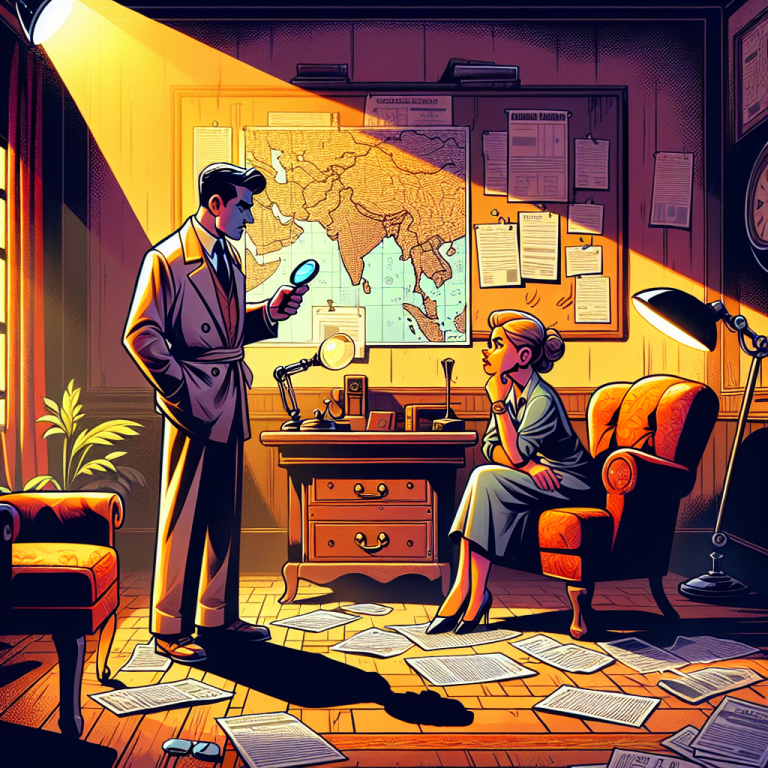 Cartoon Mystery Scene Generator