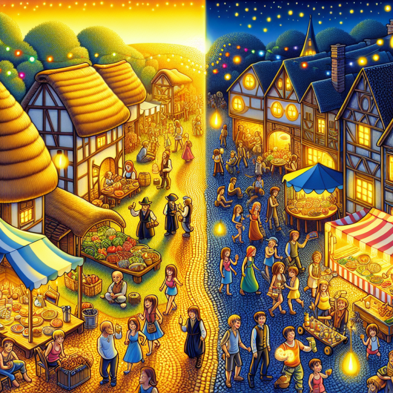 Cartoon Village Scene Generator