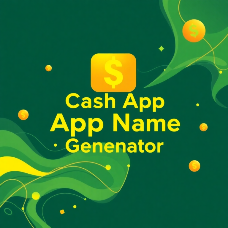 Cash App Name Generator