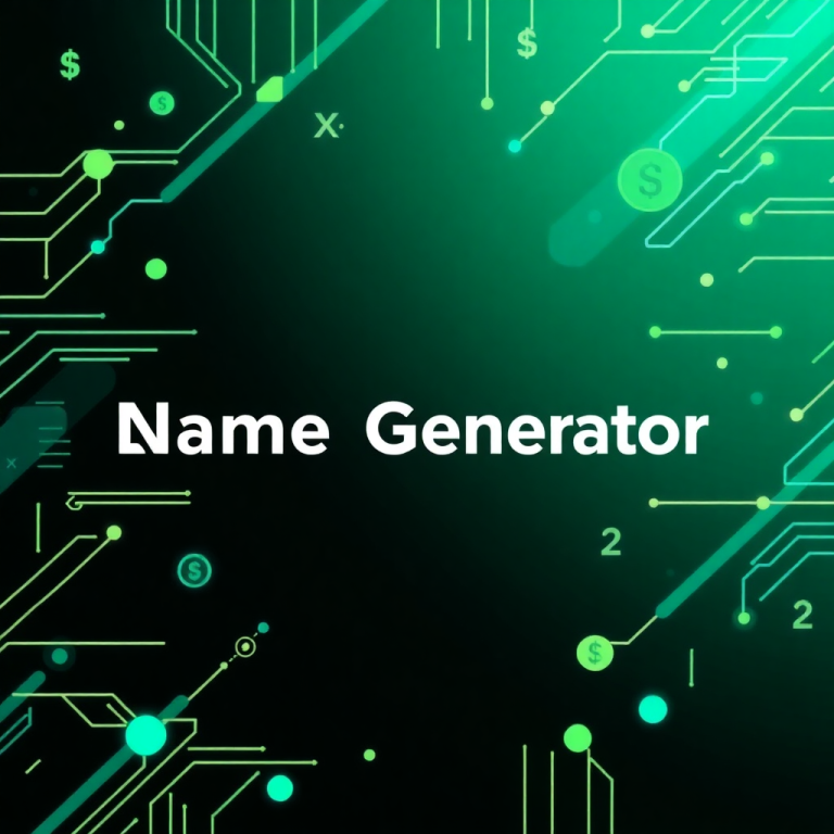 Cashtag Name Generator