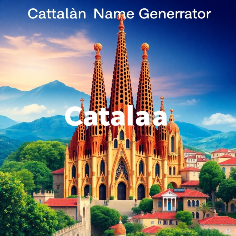 Catalan Name Generator