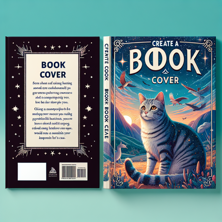Cats Book Cover Generator