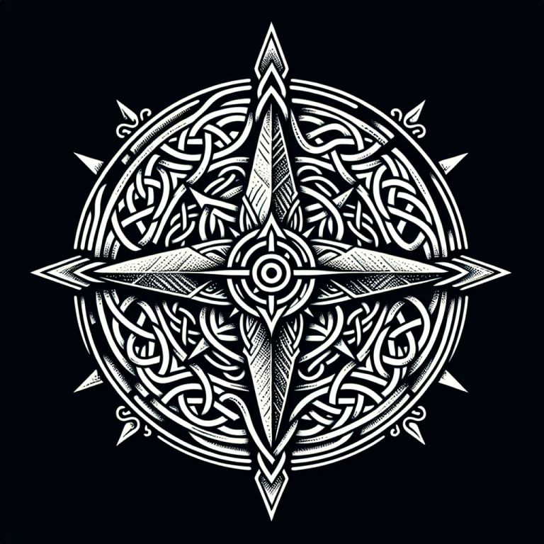 Celtic Compass Tattoo Generator