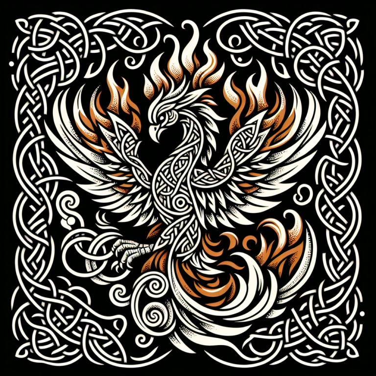 Celtic Phoenix Tattoo Generator