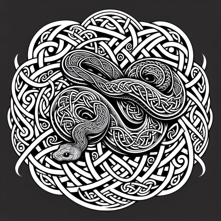 Celtic Snake Tattoo Generator
