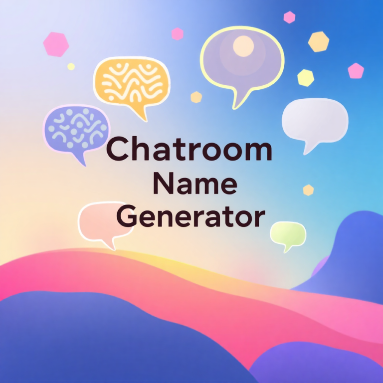 Chatroom Name Generator