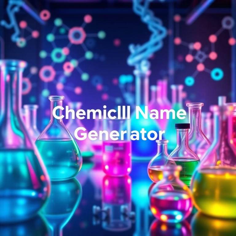 Chemical Name Generator