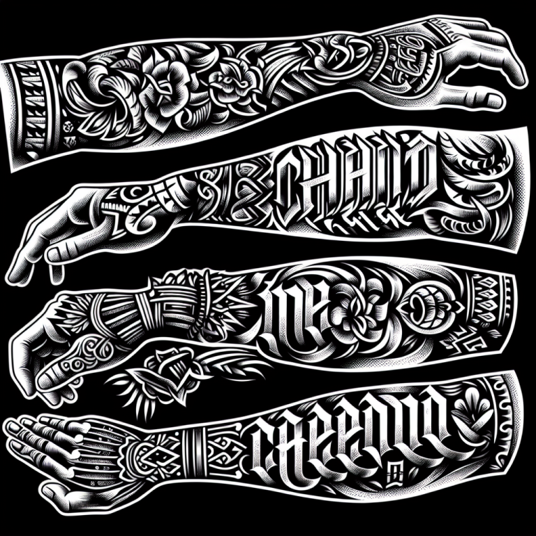 Chicano Forearm Tattoo Generator