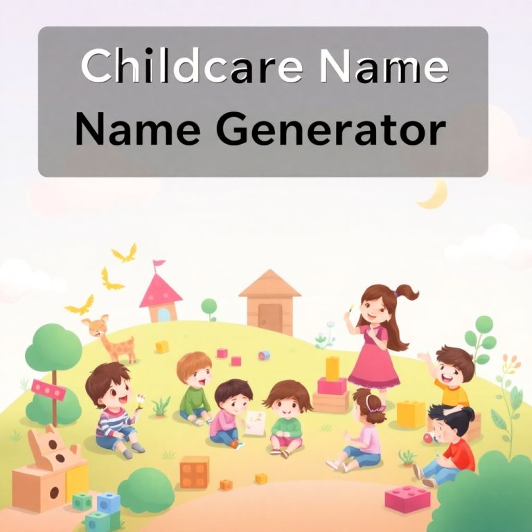 Childcare Name Generator