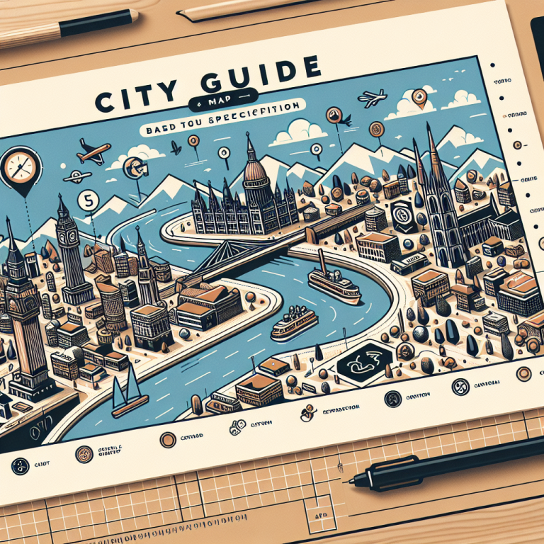 City Guide Map Illustration Generator
