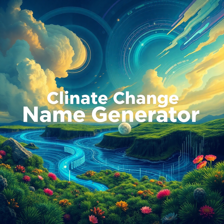 Climate Change Name Generator