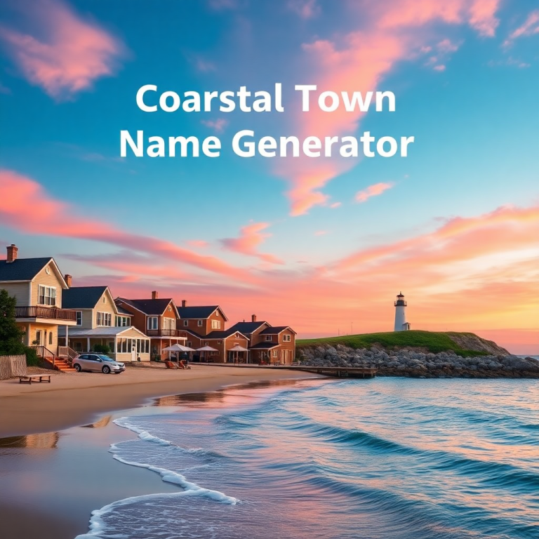 Coastal Town Name Generator