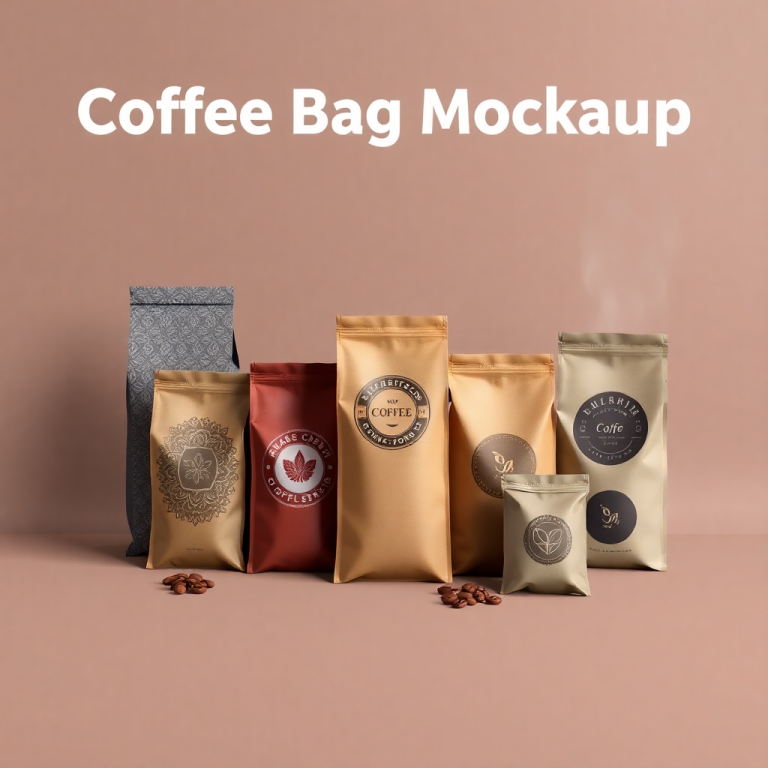 Coffee Bag Mockup Generator