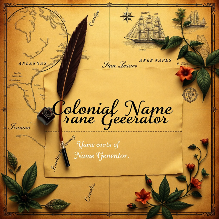 Colonial Name Generator