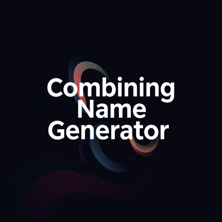 Combining Name Generator