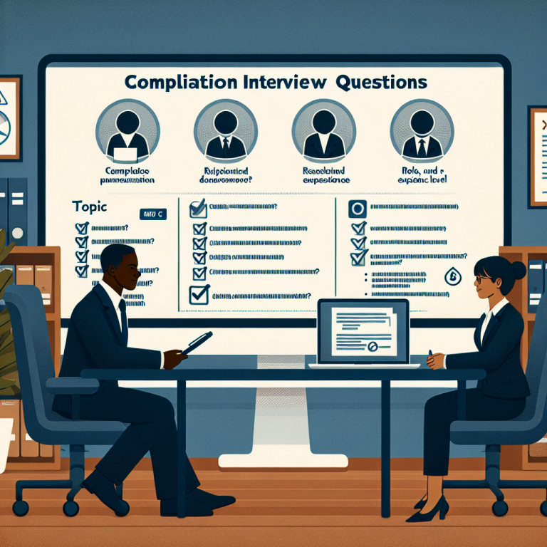 Compliance Interview Question Generator