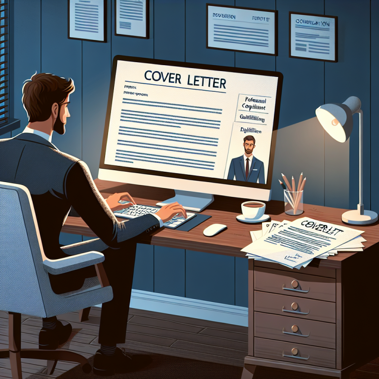 Consultant Cover Letter Generator
