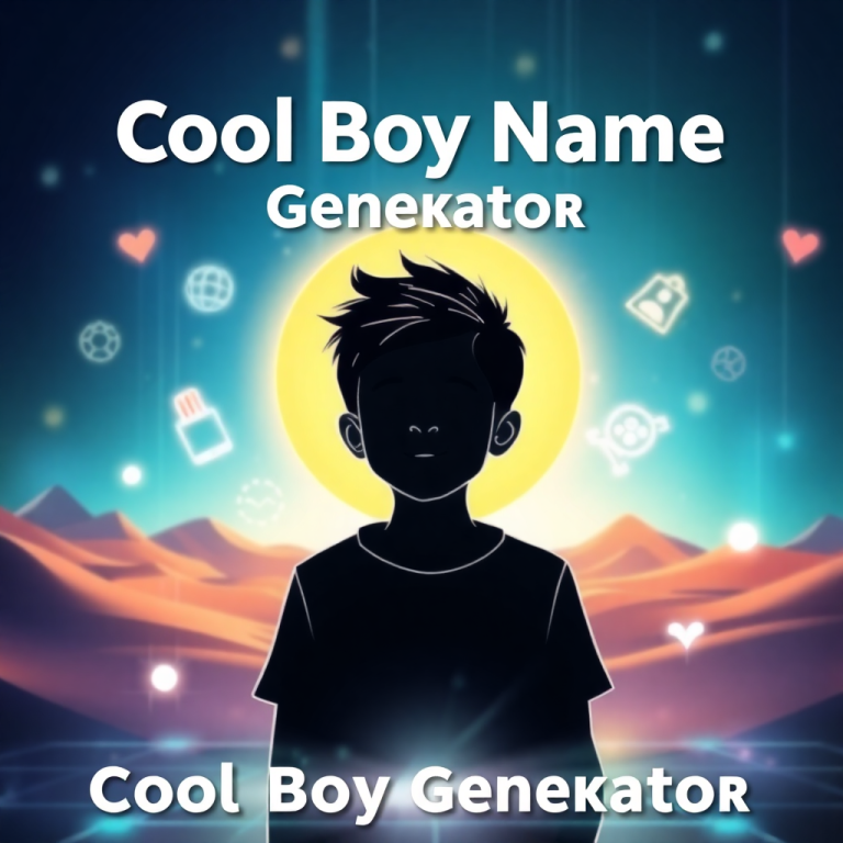 Cool Boy Name Generator