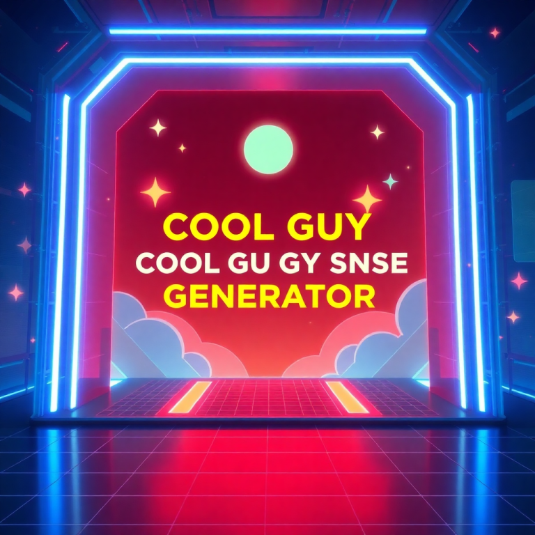 Cool Guy Name Generator