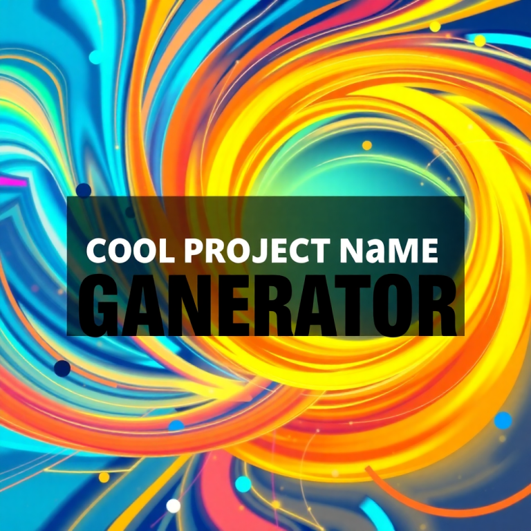 Cool Project Name Generator