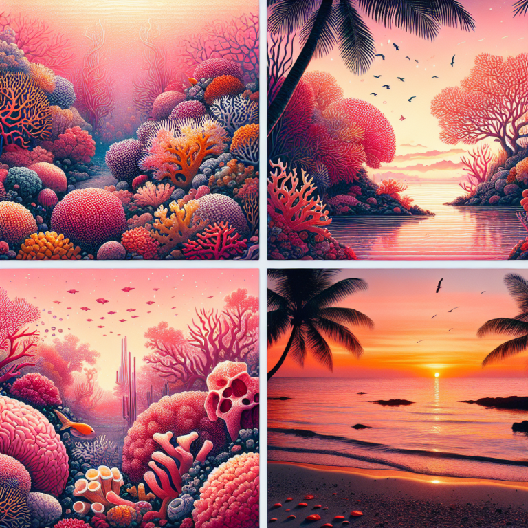 Coral Color Wallpaper Generator