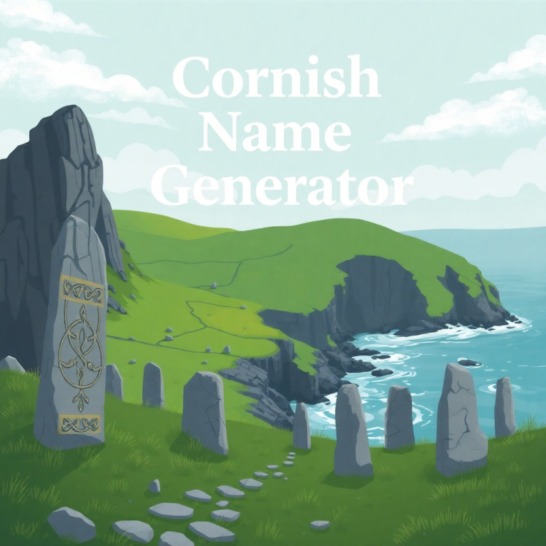 Cornish Name Generator
