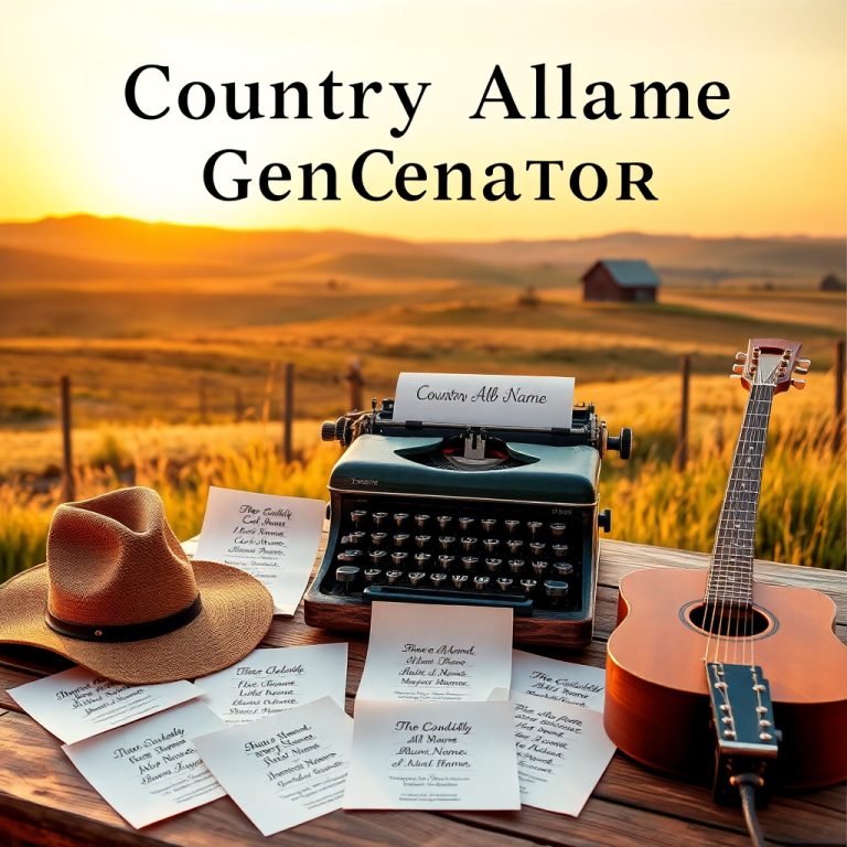 Country Album Name Generator