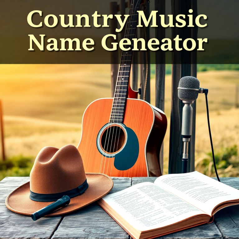 Country Music Name Generator