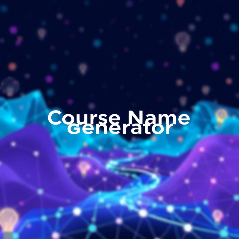Course Name Generator