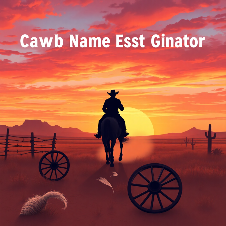 Cowboy Last Name Generator